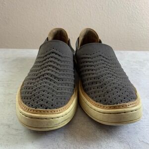Ugg Women's 9 Gray Knit Slip On Casual‎ Comfort Loafers Shoes